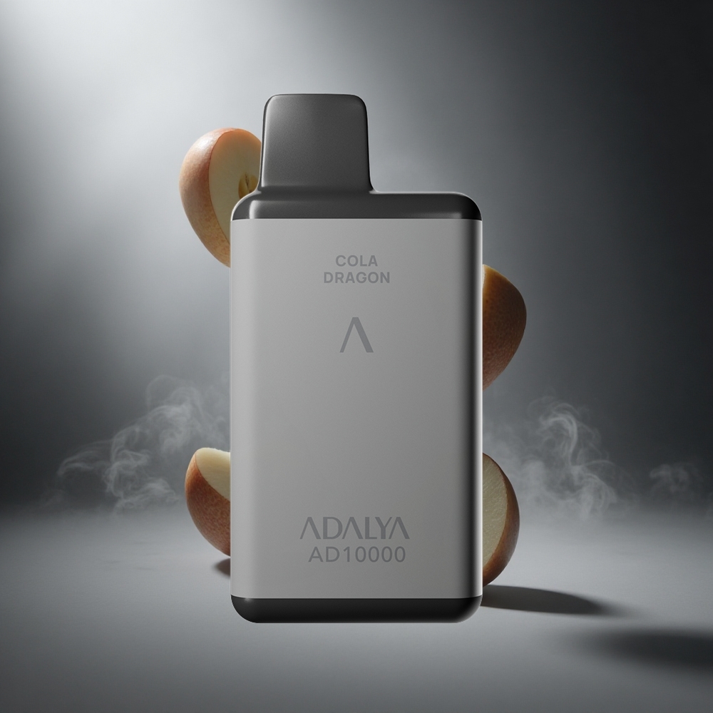 Dwa Jabłka Adalya AD 10000 Zaciągnięć Poland wholesale Aluminiowa tuba, 14 ml płynu