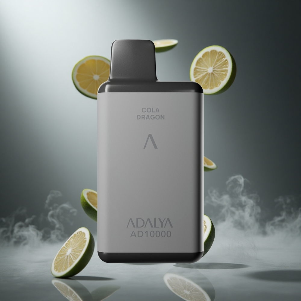 Miętowy Adalya AD 10000 Zaciągnięć Polska hurtownia Szary kosmiczny 14 ml