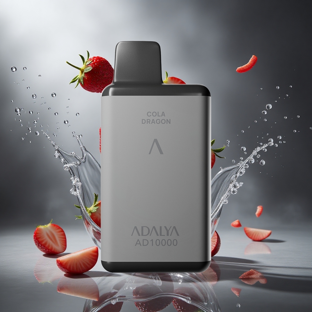 Truskawkowy Rozbrysk Adalya AD 10000 Zaciągnięć Poland wholesale 14 ml 2% nikotyna