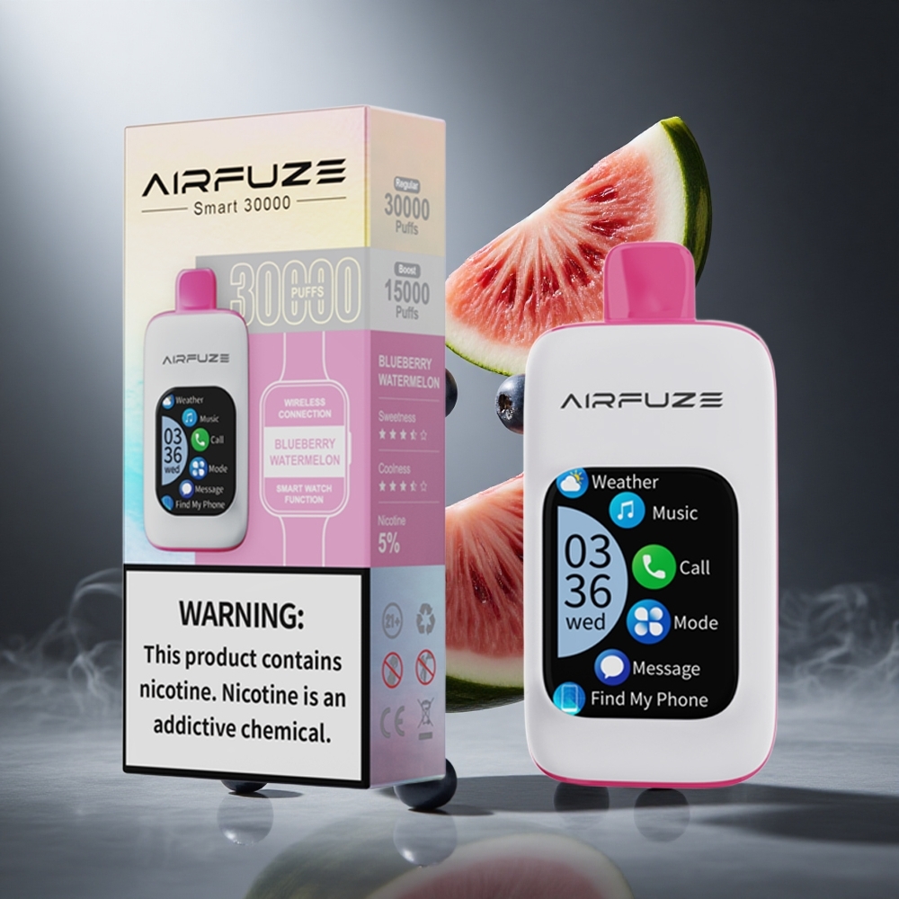 Borówka Arbuz AirFuze Smart 30000 Zaciągnięć Poland wholesale Wyświetlacz 2,01