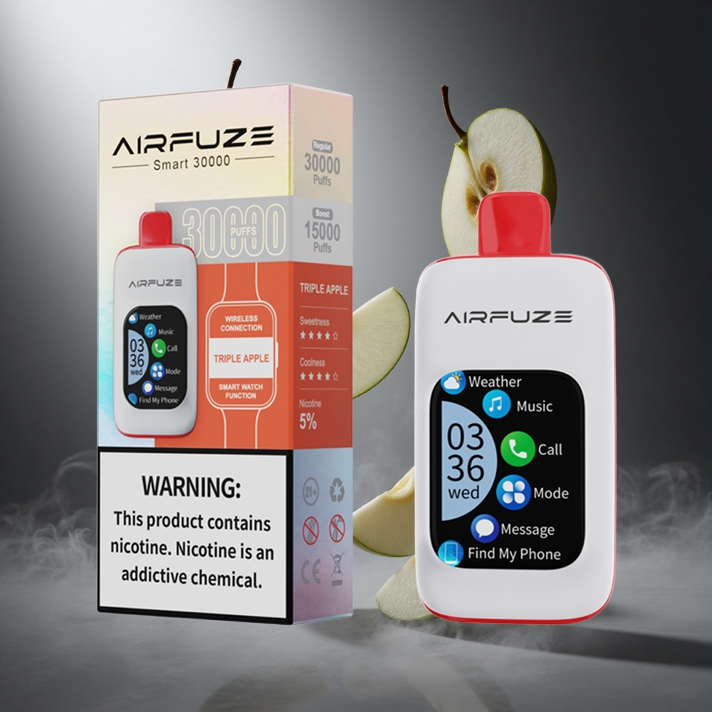 Potrójne Jabłko AirFuze Smart 30000 Zaciągnięć Poland wholesale Wyświetlacz 2.01