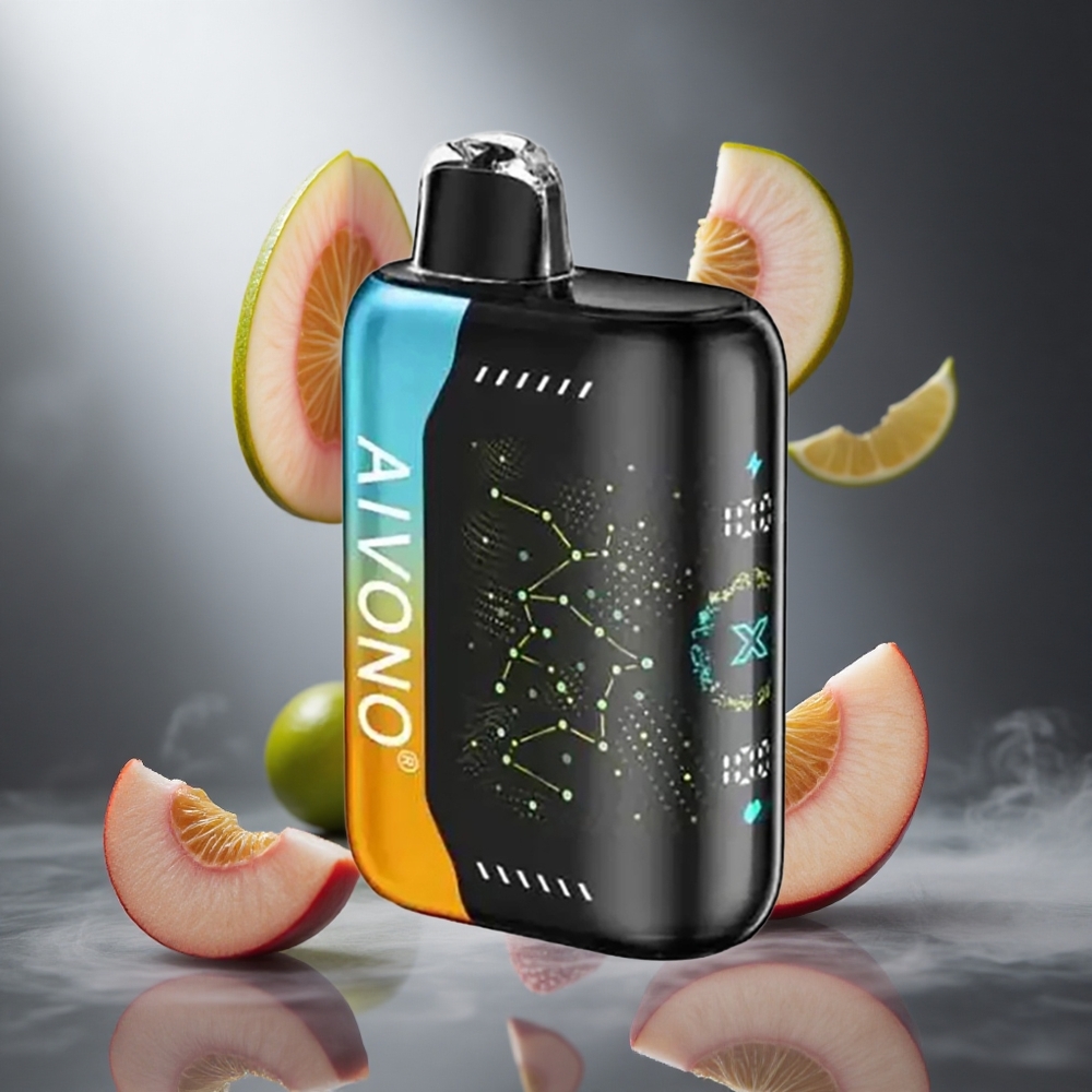 Malinowa Brzoskwiniowa Limonka Aivono AIM BOOM 25000 Zaciągnięć Poland wholesale 28ml Pojemność Płynu 650mAh Bateria