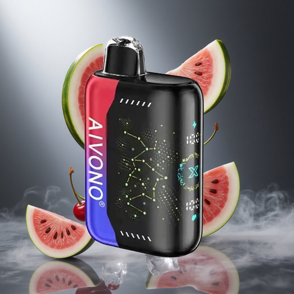 Mrożony Arbuz Wiśnia Aivono AIM BOOM 25000 Zaciągnięć Poland wholesale 28ml Pojemność Płynu