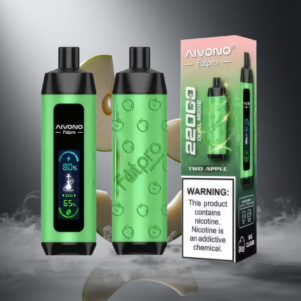 Dwa Jabłka Aivono AIM FATPRO 22000 Zaciągnięć Poland wholesale 28ml Płyn 600mAh