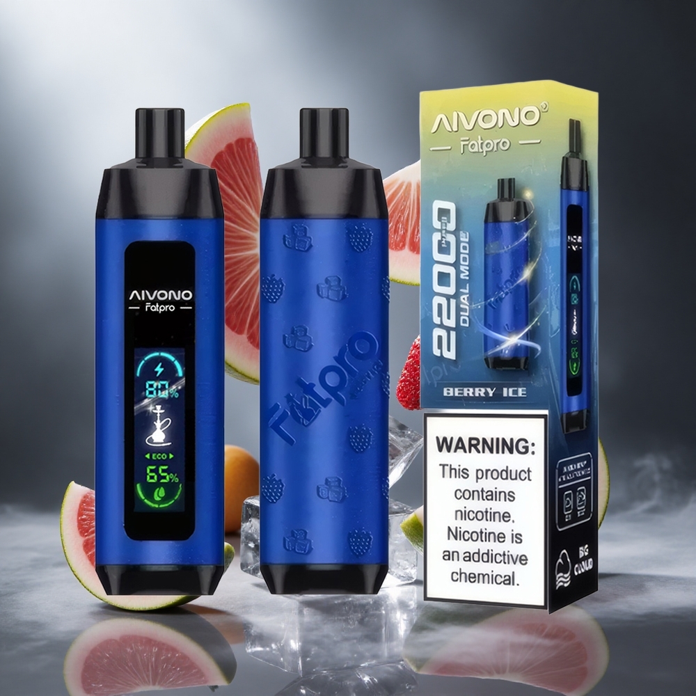 Jagoda Lód Aivono AIM FATPRO 22000 Zaciągnięć Poland wholesale 28ml Płyn 600mAh
