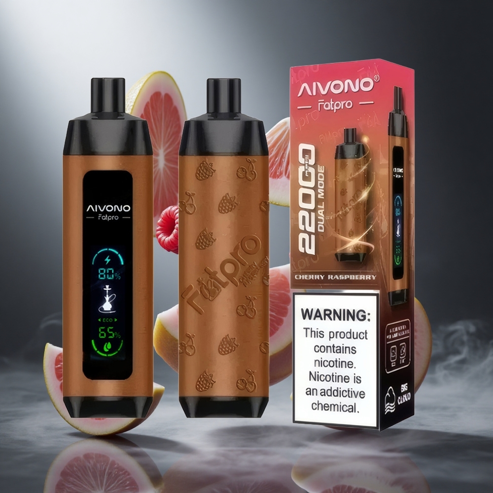 Wiśnia Malina Aivono AIM FATPRO 22000 Zaciągnięć Poland wholesale 28ml Płyn 600mAh