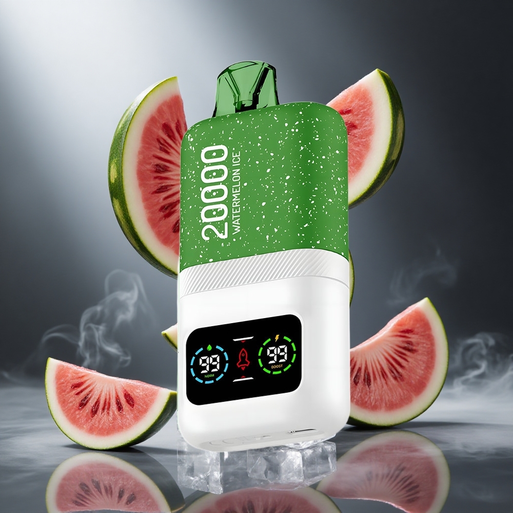 Arbuz Lód Aivono AIM MAGIC 20000 Zaciągnięć Poland wholesale Dual Mesh Coils LCD