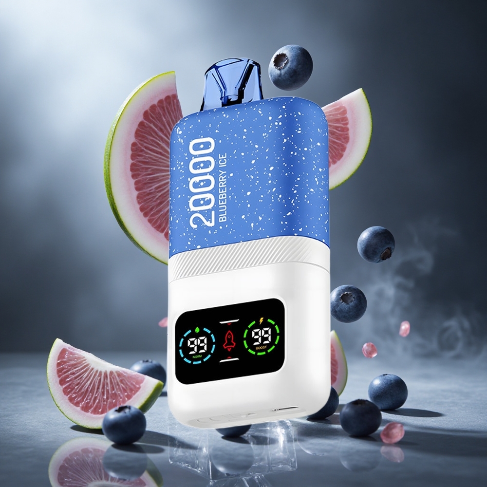 Borówkowy Lód Aivono AIM MAGIC 20000 Zaciągnięć Poland wholesale Dual Mesh Coils LCD