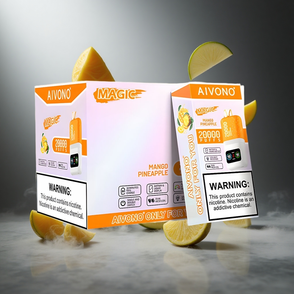 Mango Ananas Aivono AIM MAGIC 20000 Zaciągnięć Poland wholesale Dual Mesh Coils LCD