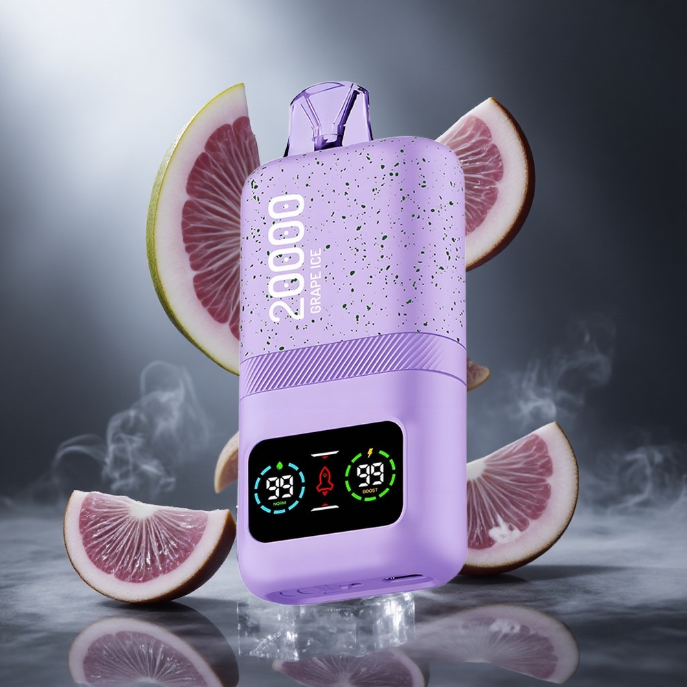 Winogronowy Lód Aivono AIM MAGIC 20000 Zaciągnięć Poland wholesale Dual Mesh Coils LCD