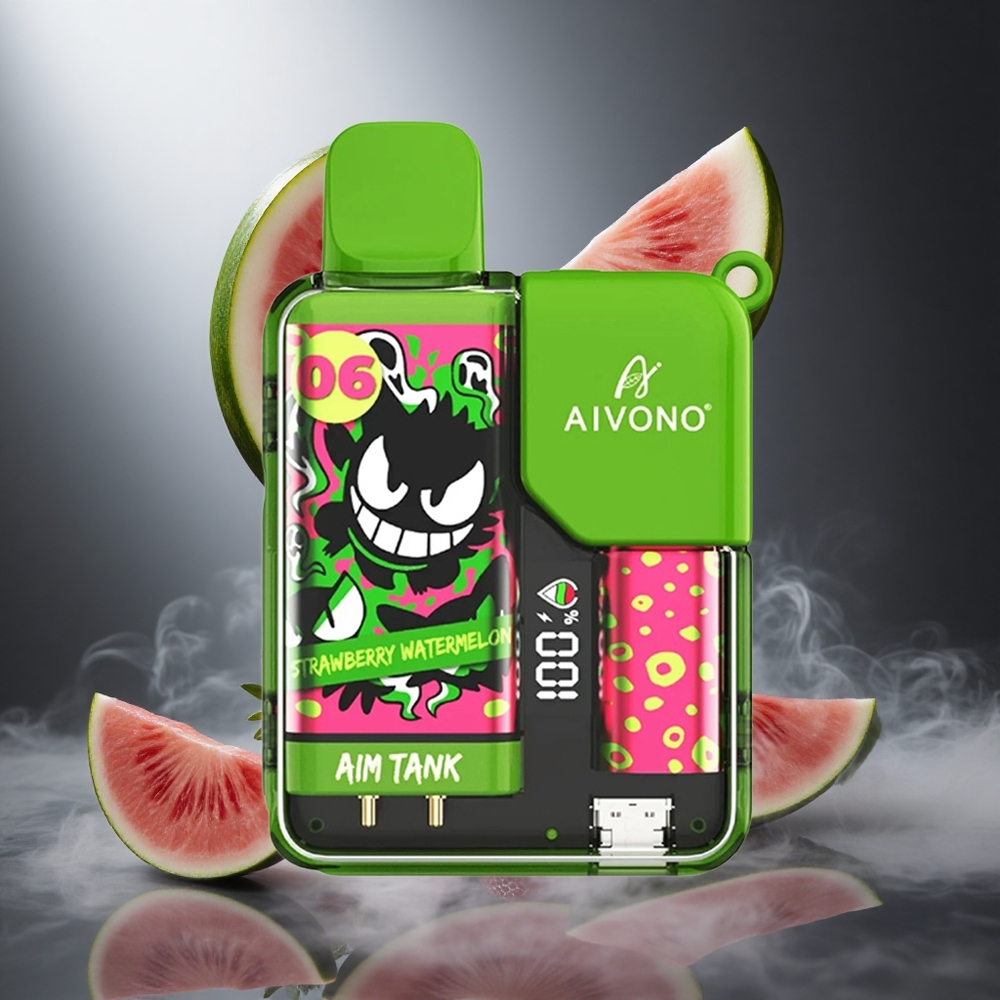 Truskawka Arbuz Aivono AIM-TANK 9500 Zaciągnięć Poland wholesale 18ml Pojemność 650mAh Bateria