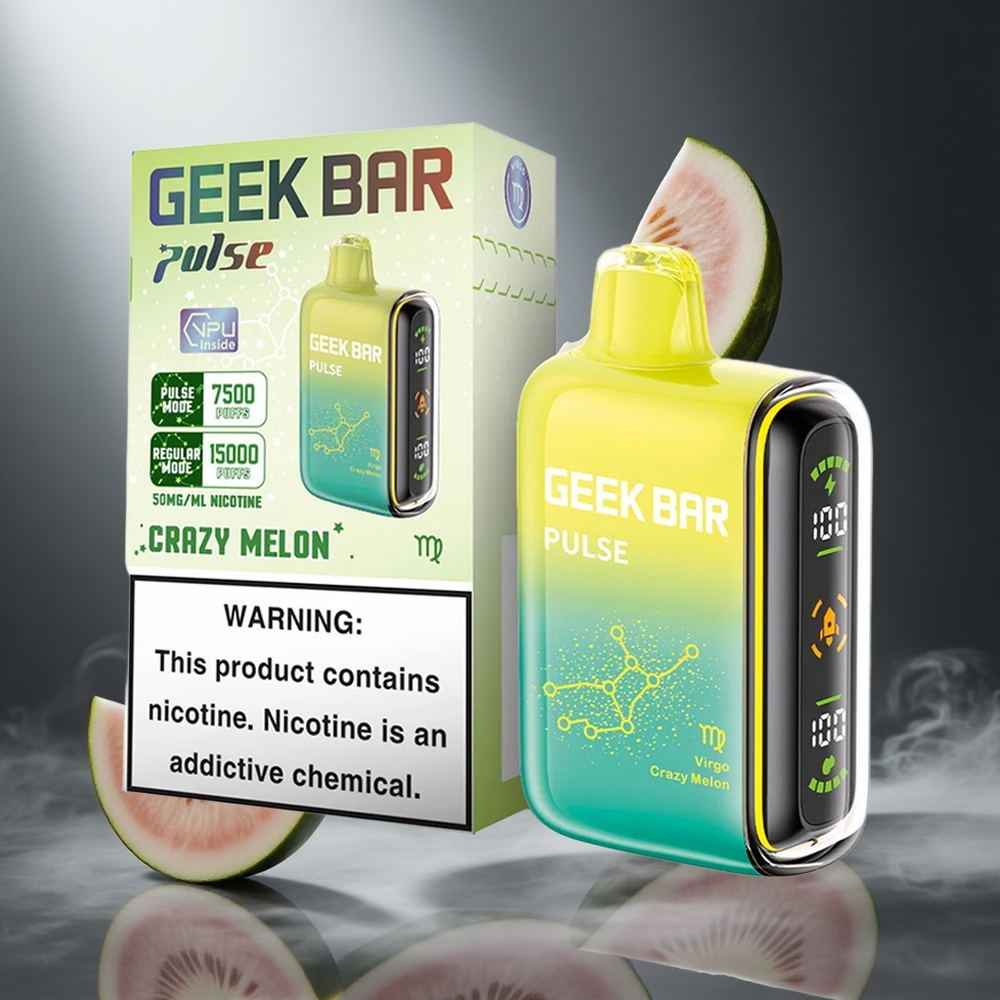 Mango-Limonka Geek Bar Pulse 15000 Puffs 16ML Poland wholesale z regulacją przepływu powietrza