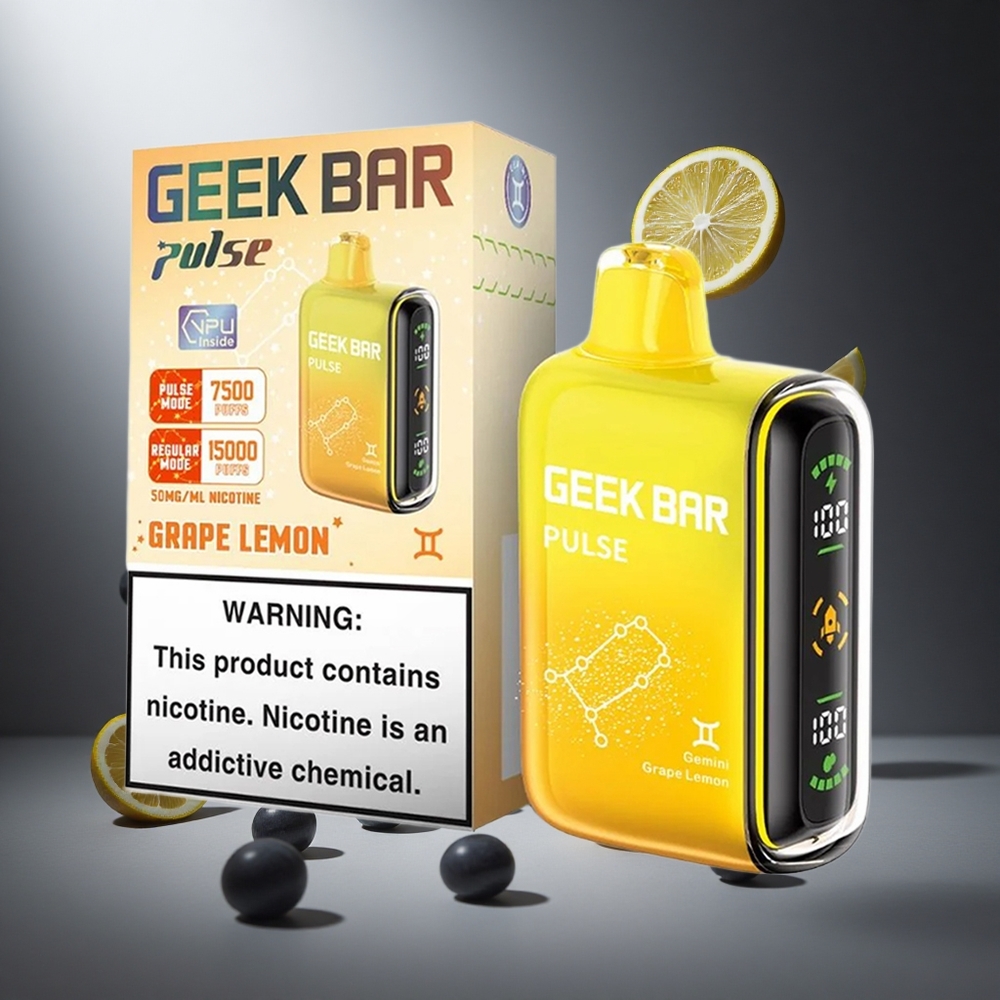 Mango-Limonka Geek Bar Pulse 15000 Puffs 16ML Poland wholesale z regulacją przepływu powietrza