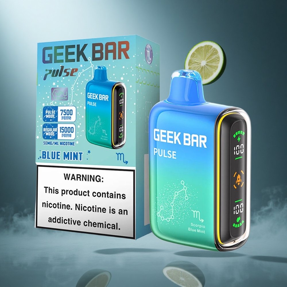 Mango-Limonka Geek Bar Pulse 15000 Puffs 16ML Poland wholesale z regulacją przepływu powietrza