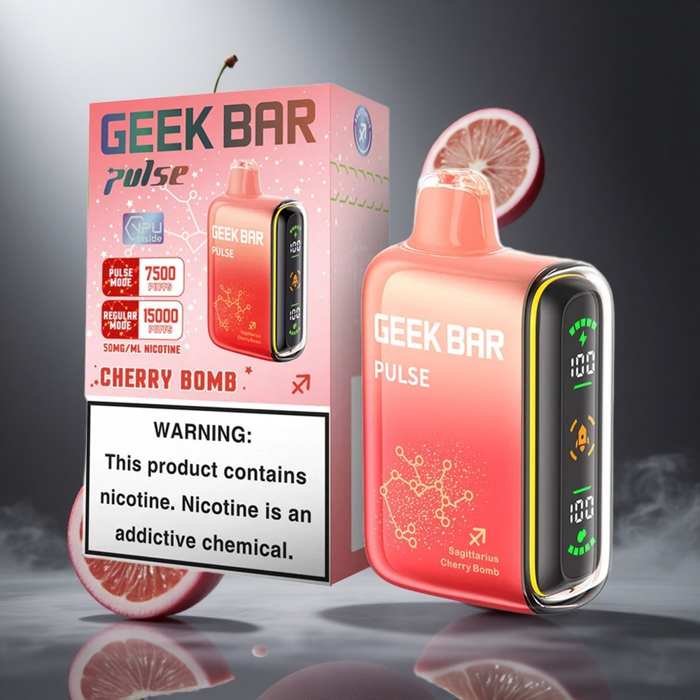 Mango-Limonka Geek Bar Pulse 15000 Puffs 16ML Poland wholesale z regulacją przepływu powietrza