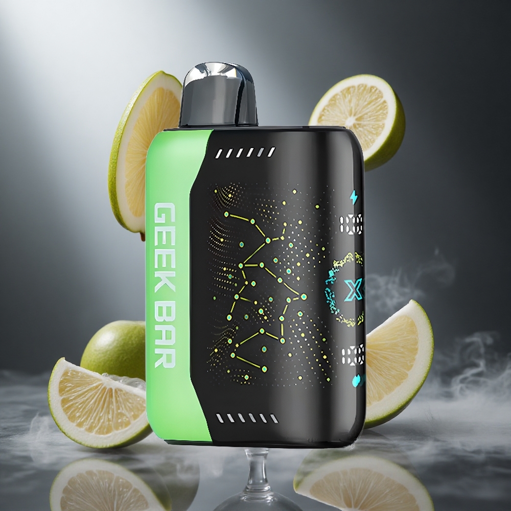 Mango-Limonka Geek Bar Pulse X 25000 Puffs Poland wholesale z 18mL płynu i Dual Mesh Coil