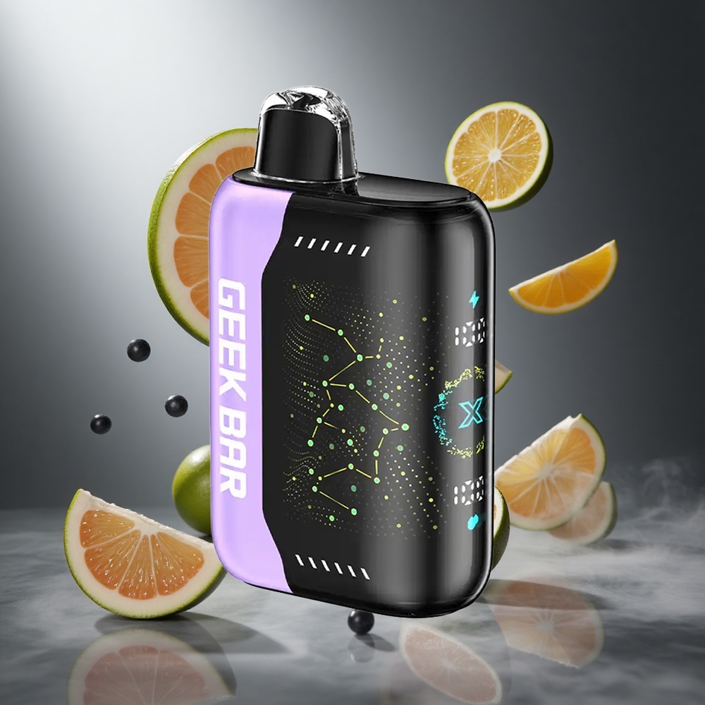 Mango-Limonka Geek Bar Pulse X 25000 Puffs Poland wholesale z 18mL płynu i Dual Mesh Coil