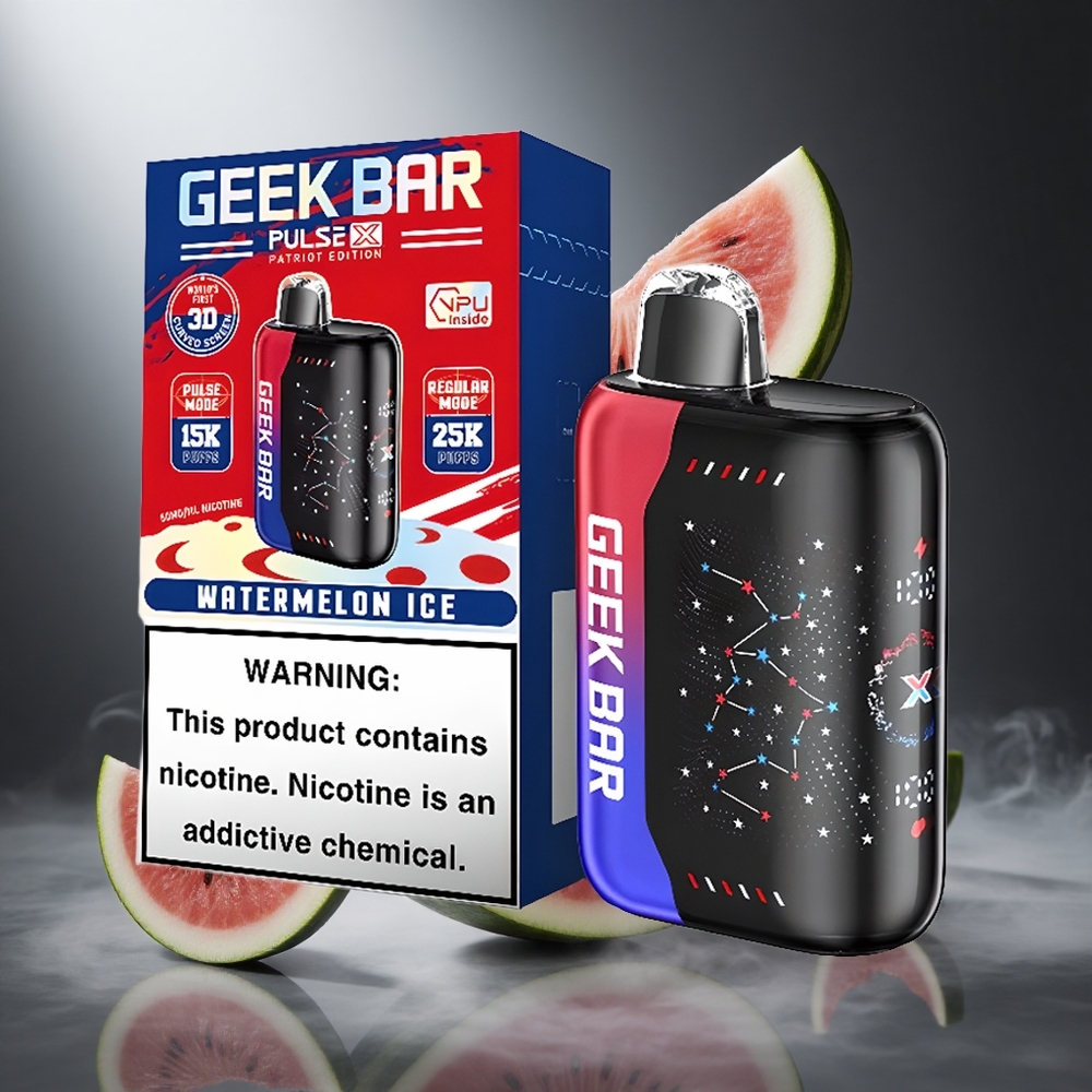 Patriot Geek Bar Pulse X 25000 Puffs Poland wholesale 18mL Płyn Dual Mesh Coil