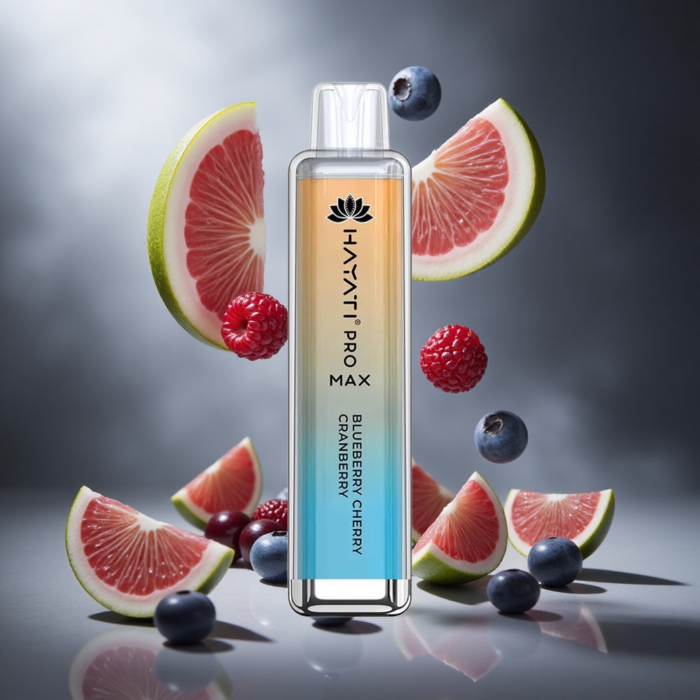 Borówka Wiśnia Żurawina Hayati Pro Max 4000 Puffs Poland wholesale Akumulator 1400mAh