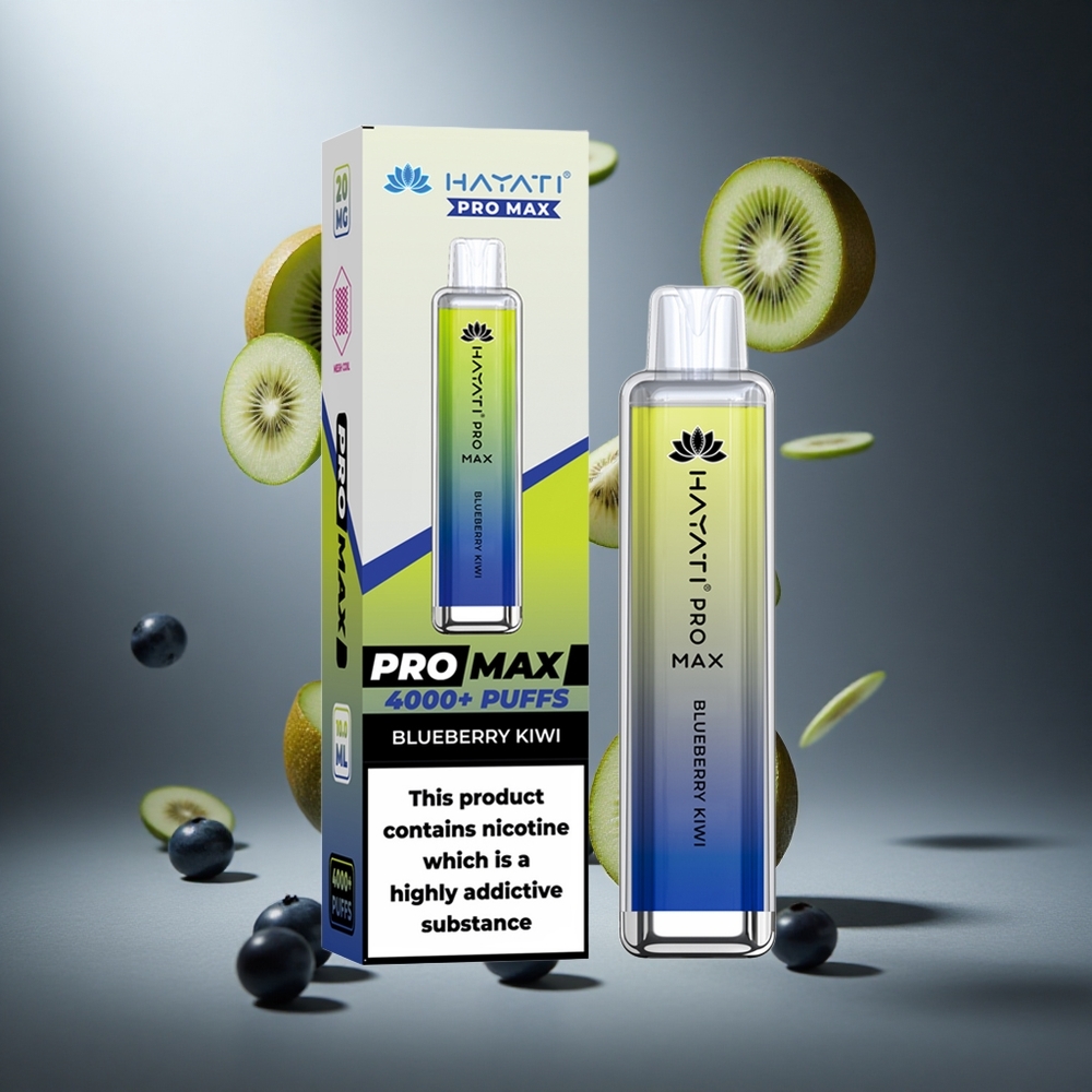 Jagoda Kiwi Hayati Pro Max 4000 Puffs Poland wholesale Dual 1.1 Ohm Mesh Coil