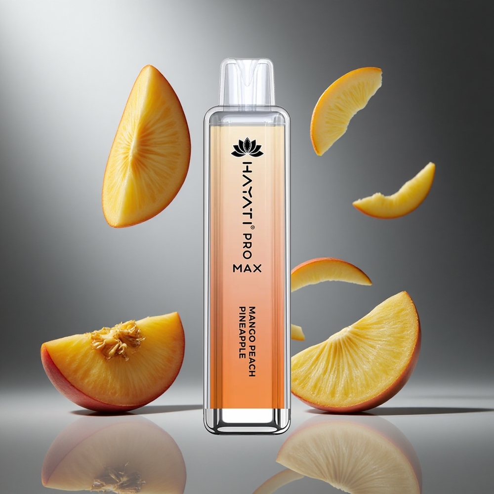 Mango Brzoskwinia Ananas Hayati Pro Max 4000 Puffs Poland wholesale Dual 1.1 Ohm Mesh Coil