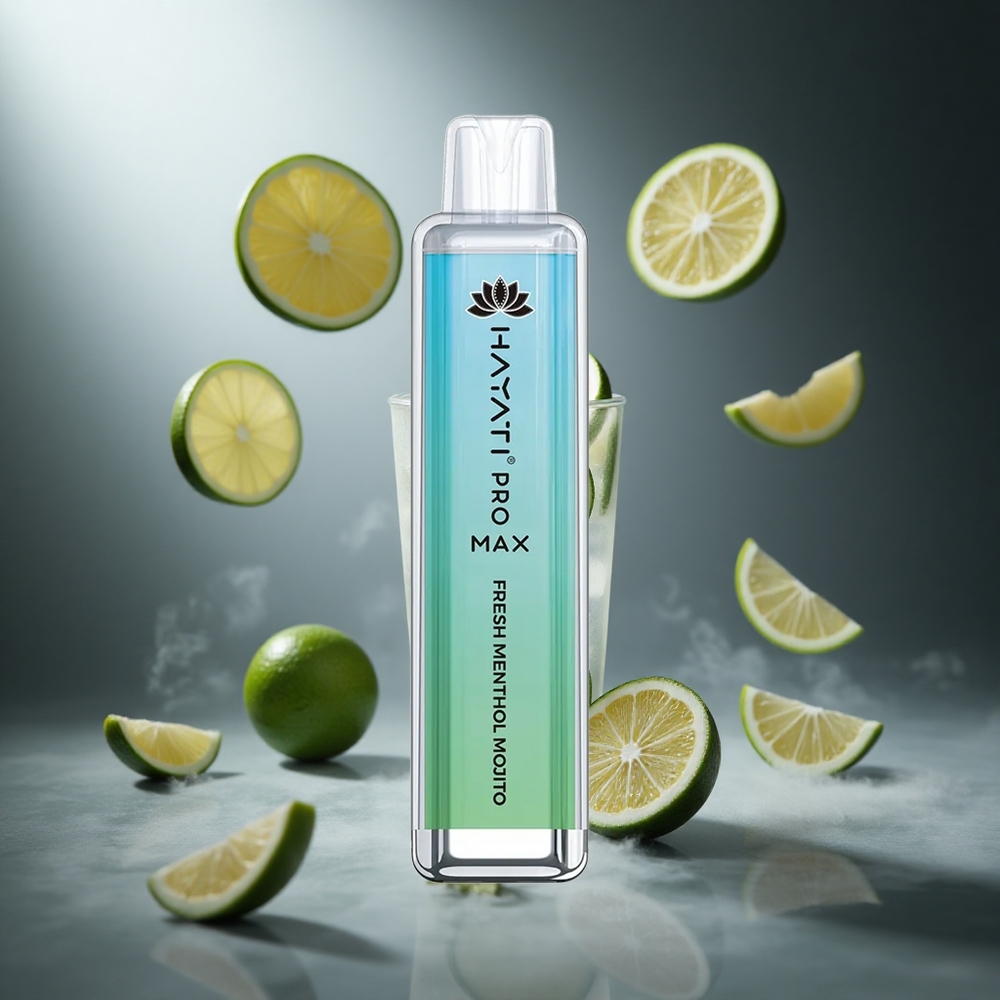 Miętowa Mojito Hayati Pro Max 4000 Puffs Poland wholesale 2% 5% Nikotyna Dual 1.1 Ohm Mesh Coil