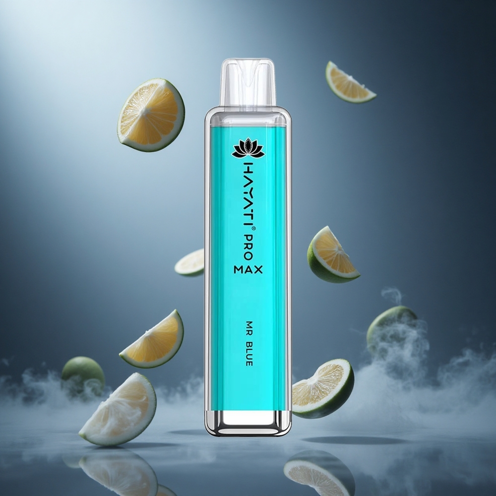 Niebieski Mr Blue Hayati Pro Max 4000 Puffs Poland wholesale Dual Mesh Coil 1.1 Ohm