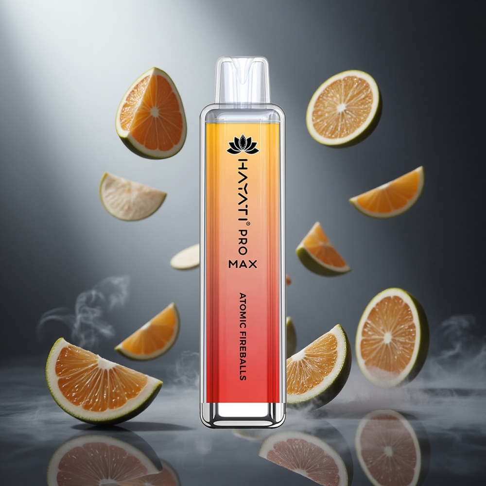 Płomienna Kula Atomowa Hayati Pro Max 4000 Puffs Poland wholesale Dual 1.1 Ohm Mesh Coil