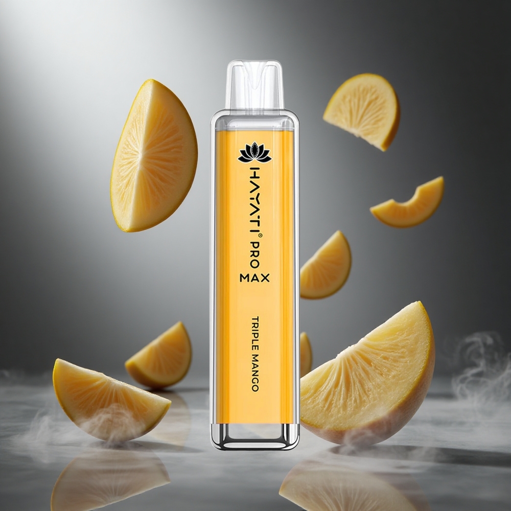 Potrójne Mango Hayati Pro Max 4000 Puffs Poland wholesale z ładowanym akumulatorem i diodą LED