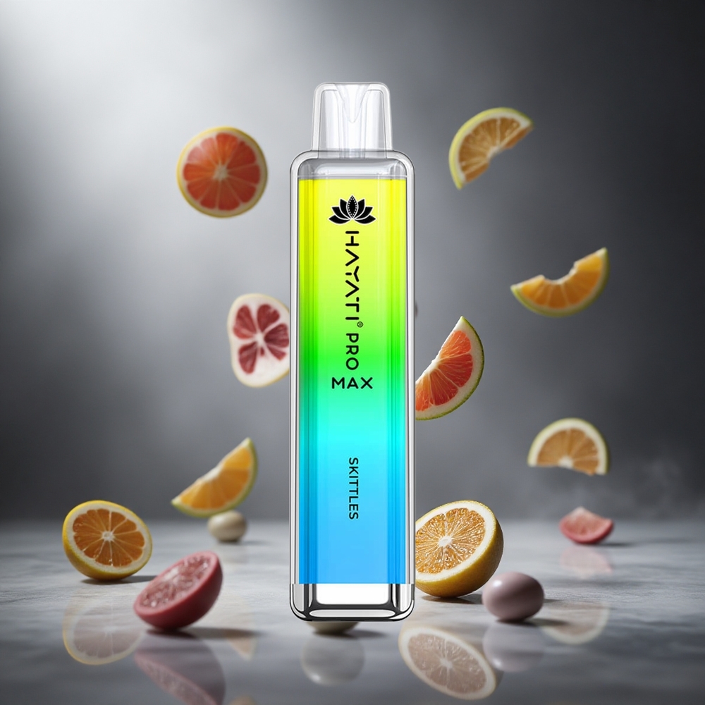 Skittles Hayati Pro Max 4000 Puffs Poland wholesale Dual 1.1 Ohm Mesh Coil, Do 4000 zaciągnięć