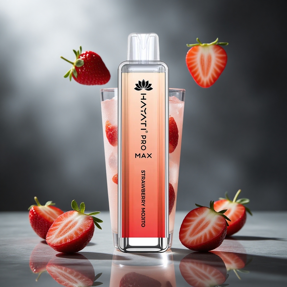 Truskawka Mojito Hayati Pro Max 4000 Puffs Poland wholesale Dual 1.1 Ohm Mesh Coil