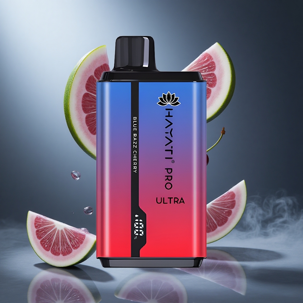 Blue Razz Cherry Hayati Pro Ultra 15000 Puffs Poland wholesale 850mAh 49 smaków