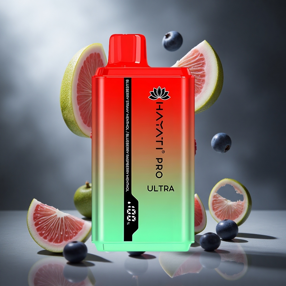 Borówkowo-Truskawkowo-Miętowe Hayati Pro Ultra 15000 Puffs Poland wholesale 2 12ml Pojemność E-płynu