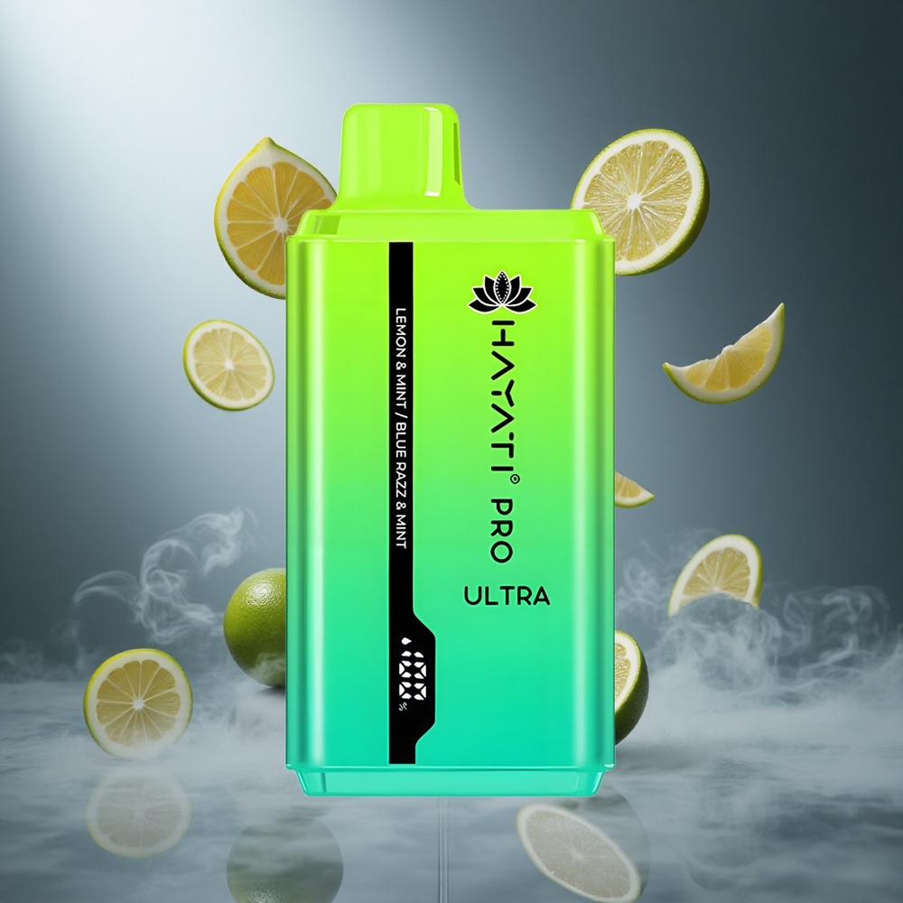 Cytryna & Mięta & Niebieska Malina & Mięta Hayati Pro Ultra 15000 Puffs Poland wholesale 2 12ml Pojemność Płynu