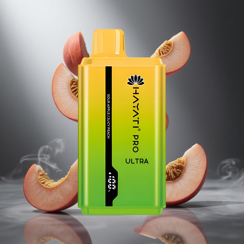 Jabłko Kwaśne Hayati Pro Ultra 15000 Puffs 12ml 2 Poland wholesale 2% Nikotyna