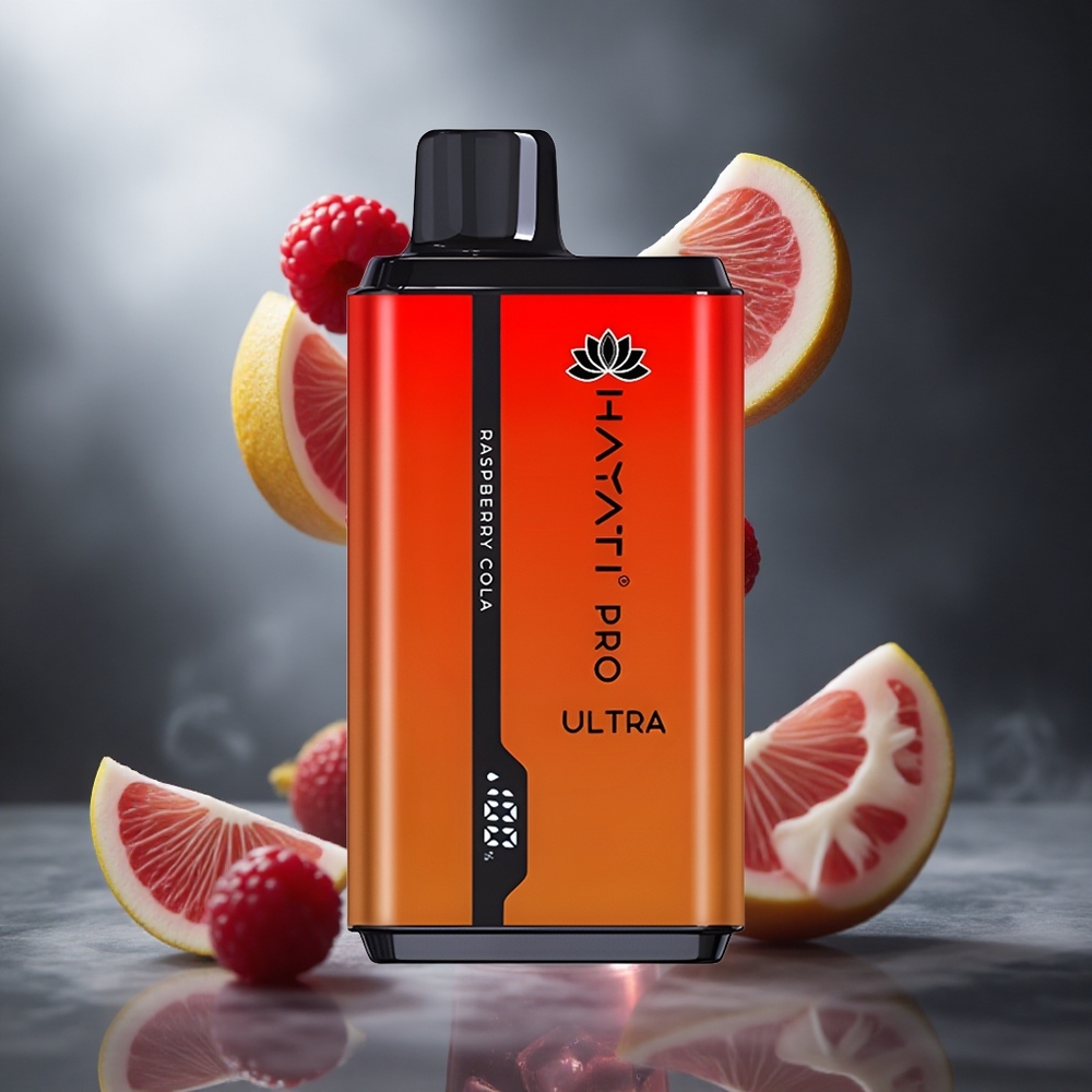 Malinowa Cola Hayati Pro Ultra 15000 Puffs Poland wholesale 2 12ml pojemność e-płynu