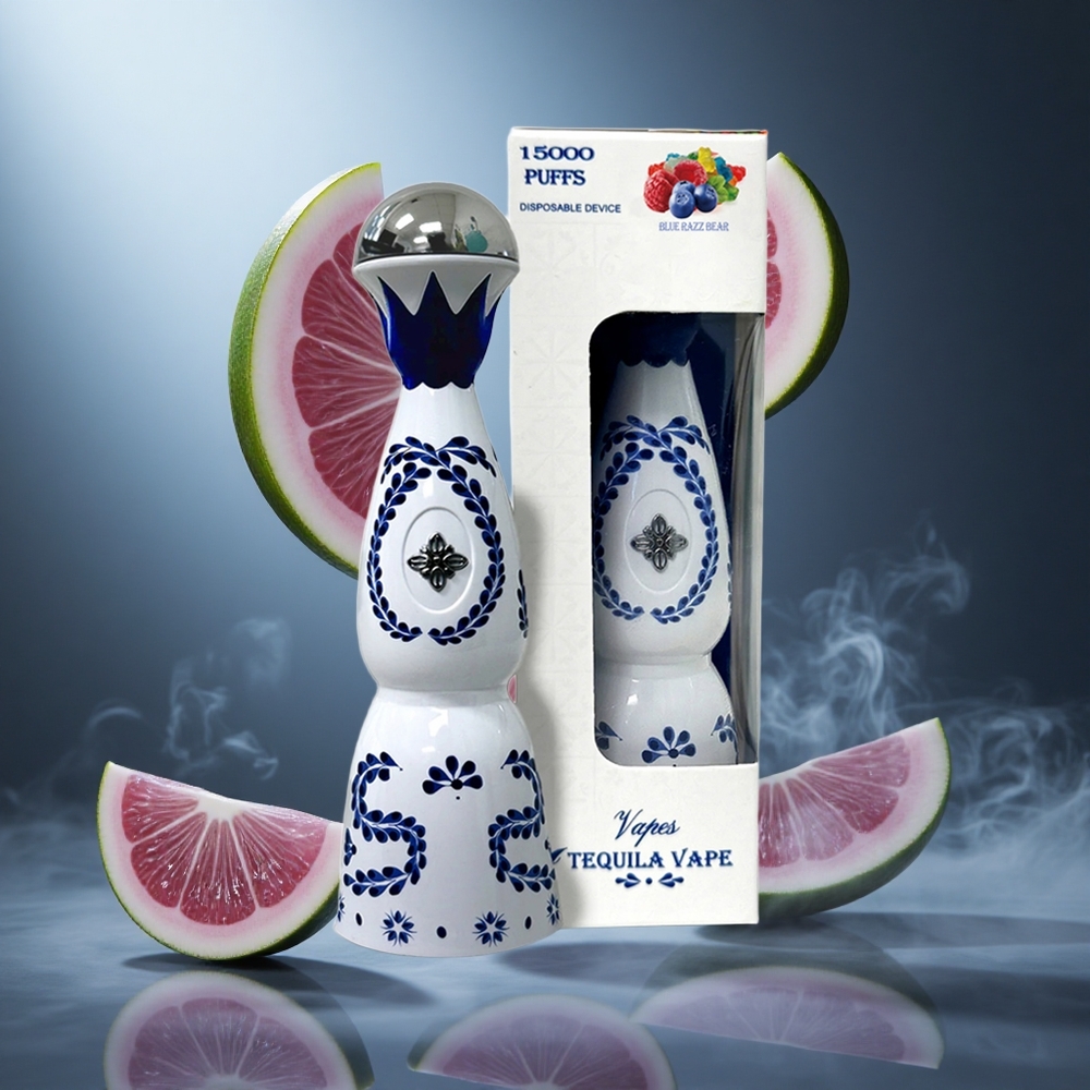 Niebieski Malina HUMO Azul 15000 Puffs 20mL Pojemnik Poland wholesale 1.0ohm Mesh Coil