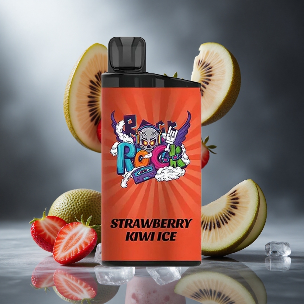 Truskawka Kiwi Lód IGET Bar 3500 Puffs Poland wholesale Rozmiar 41,3x21,3x94,5mm