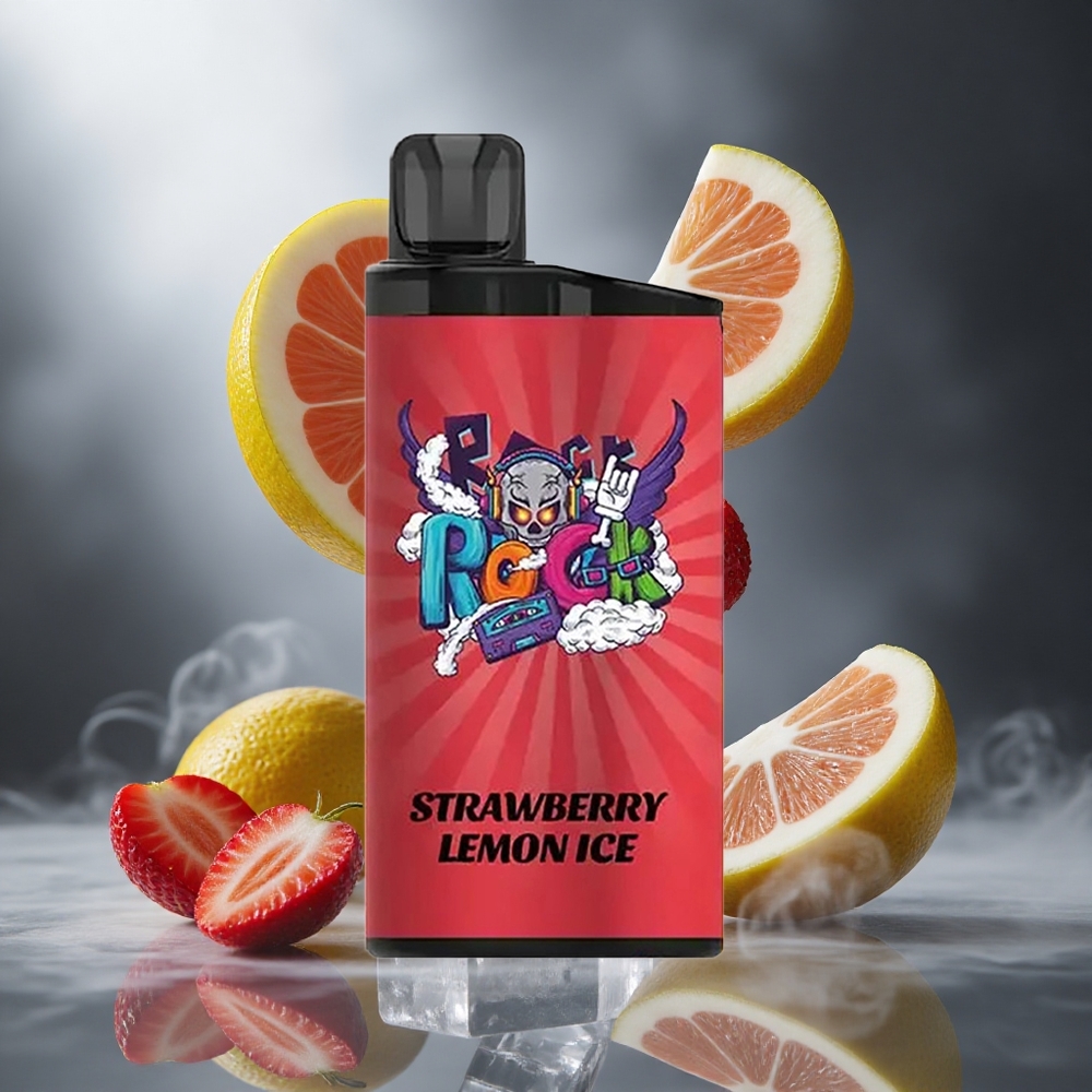 Truskawkowo-Cytrynowy Lód IGET Bar 3500 Puffs Poland wholesale z Baterią 1400 mAh