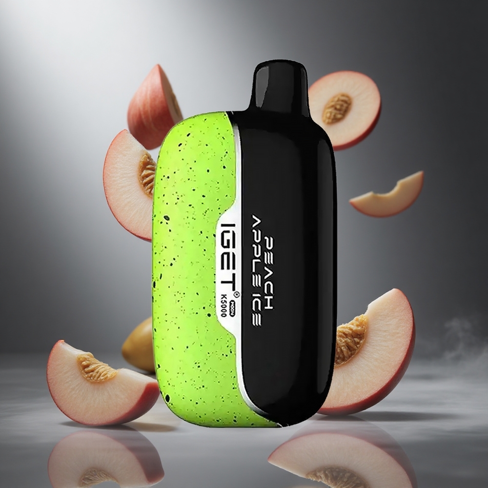 Brzoskwinia Jabłko IGET Moon K5000 Puffs (Do 5000 Zaciągnięć) Poland wholesale