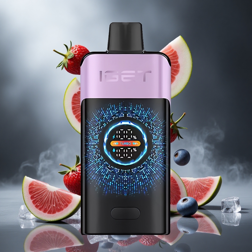 IGET ONE 12000 Puffs Jednorazowy Waporyzator Mieszane Jagody Lód 2700 mAh Poland wholesale