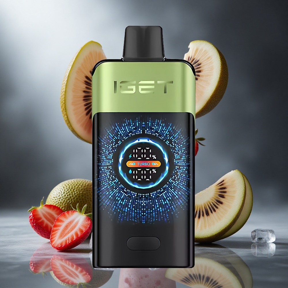 Truskawka-Kiwi IGET ONE 12000 Puffs Poland wholesale Ekran Kolorowy