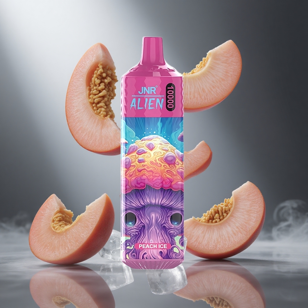 Brzoskwiniowy Lód JNR Alien 10000 Puffs 850mAh LED (RGB) Poland wholesale