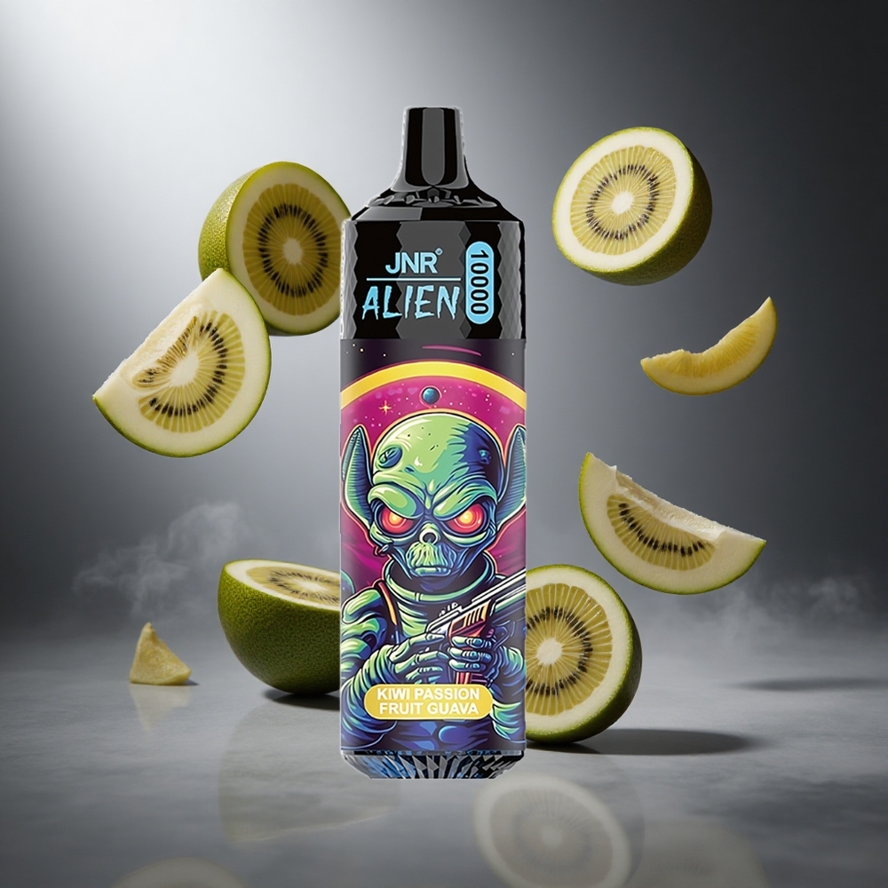 Kiwi marakuja guawa JNR Alien 10000 Puffs 20ml Poland wholesale RGB LED