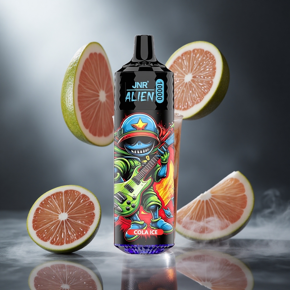 Kola Lód JNR Alien 10000 Puffs Poland wholesale Typ-C Quick Charge LED RGB