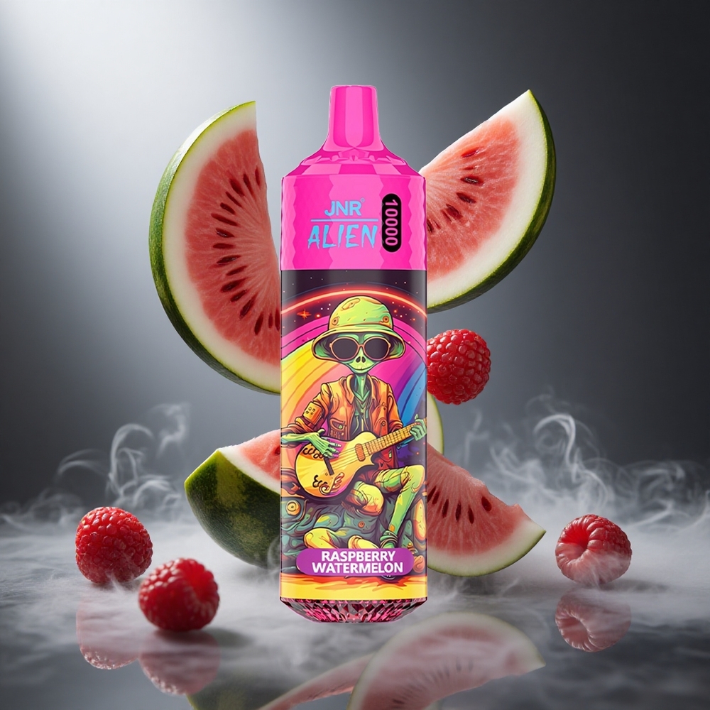 Malinowa Arbuz JNR Alien 10000 Puffs Poland wholesale Typ-C Quick Charge LED RGB