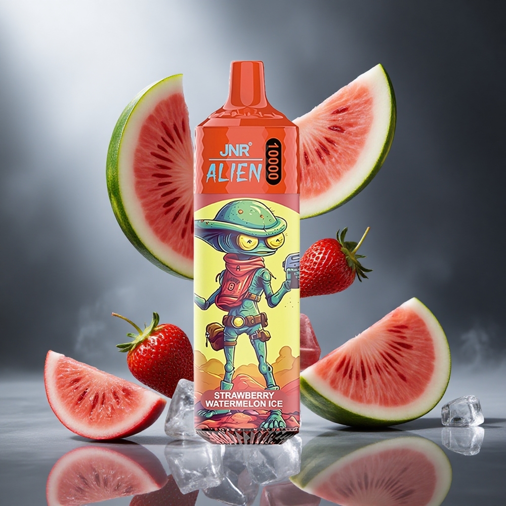 Truskawka Arbuz Lód JNR Alien 10000 Puffs Poland wholesale 20ml Płyn 850mAh