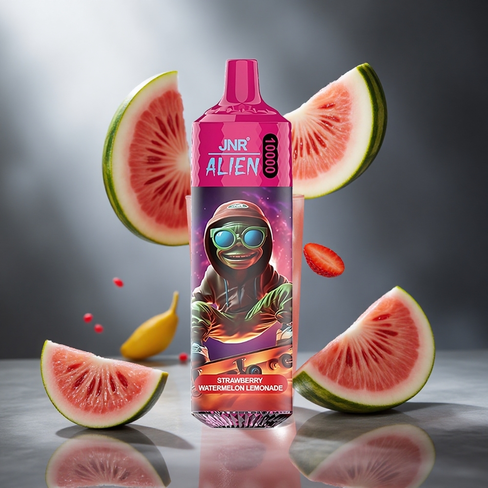Truskawka Arbuz Lemonade JNR Alien 10000 Puffs 20ml Płyn Poland wholesale RGB LED