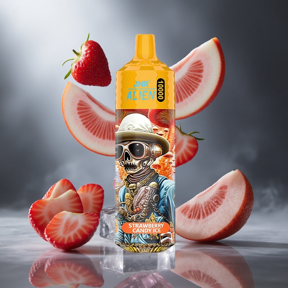 Truskawkowy Cukierkowy Lód JNR Alien 10000 Puffs Poland wholesale 850mAh RGB