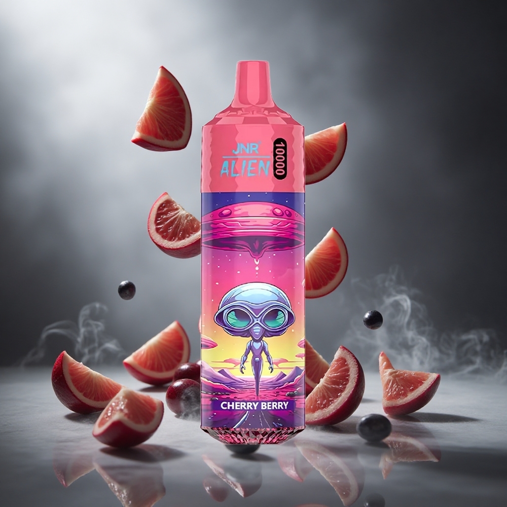 Wiśnia Jagoda JNR Alien 10000 Puffs 20ml Płyn Poland wholesale RGB LED